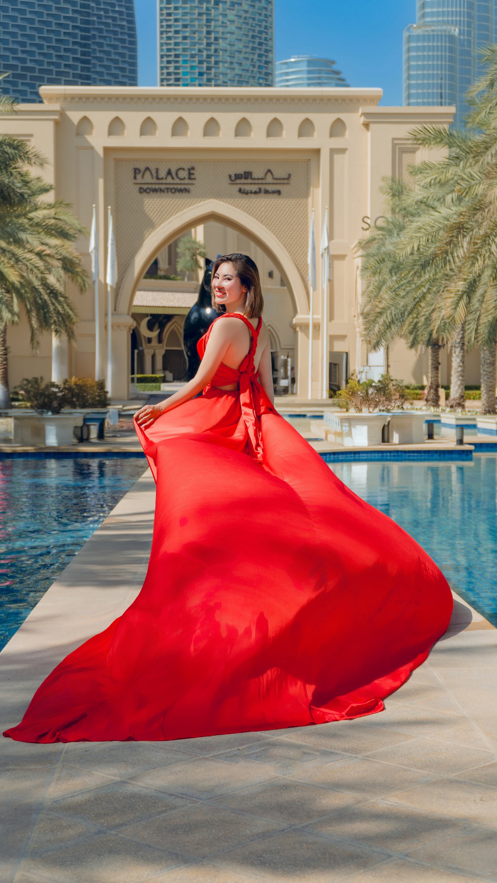 Flying Dress Portrait